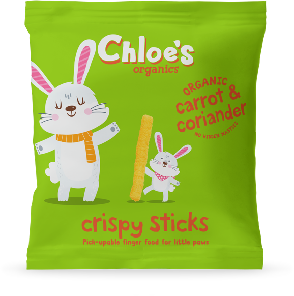 Chloe's Organics, Carrot and Coriander Crispy Sticks