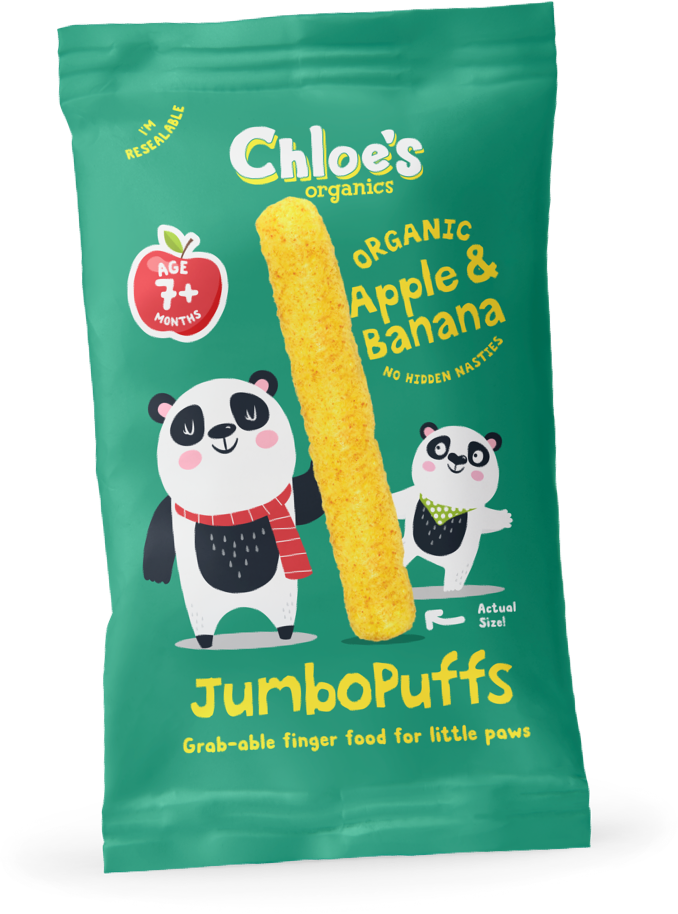 Chloe's Organics JumboPuffs pack
