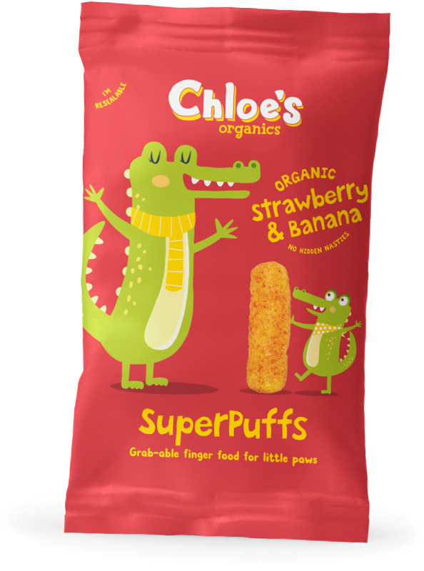 Chloe's Organics SuperPuffs pack